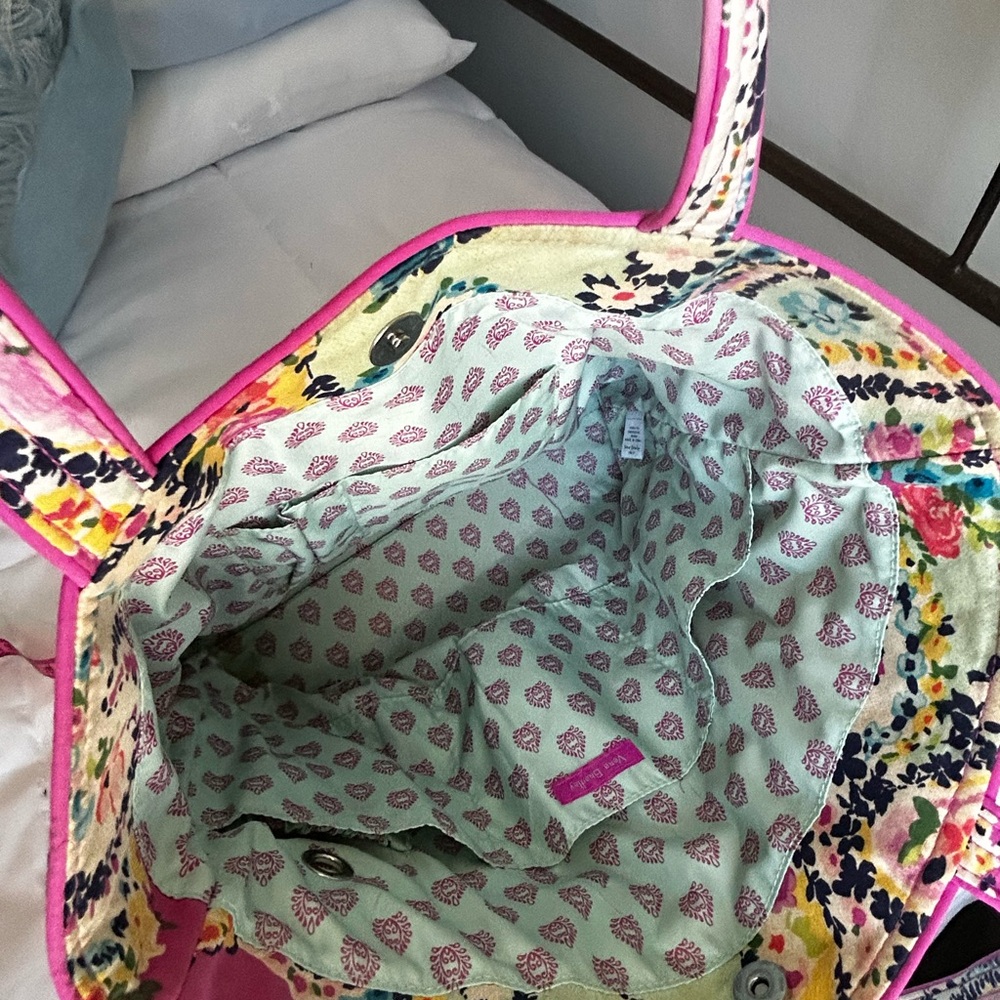 Vera Bradley Multicolor Floral Quilted Tote - Picture 3 of 6